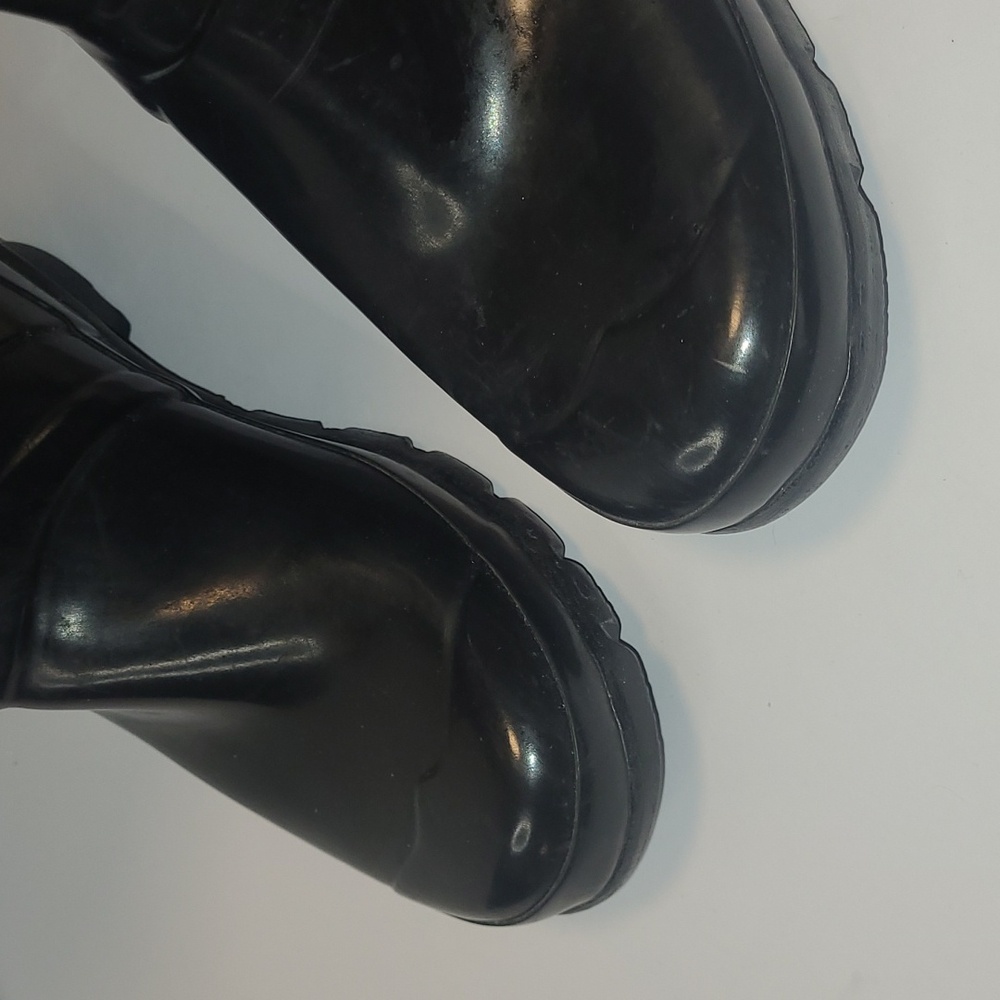 Hunter Classic Black Rain Boots with Buckle - Picture 7 of 7